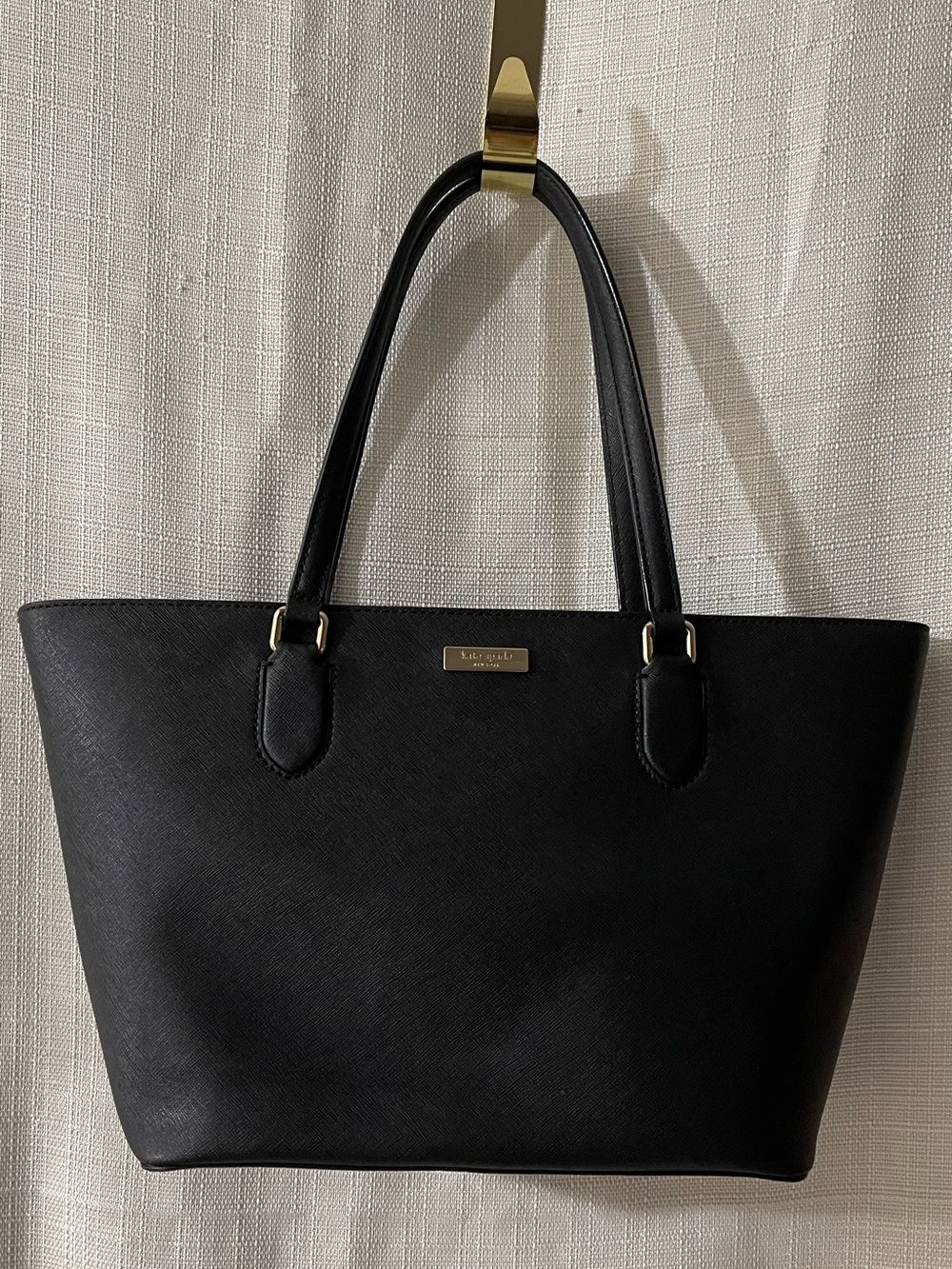 Kate Spade Black Saffiano Leather Tote